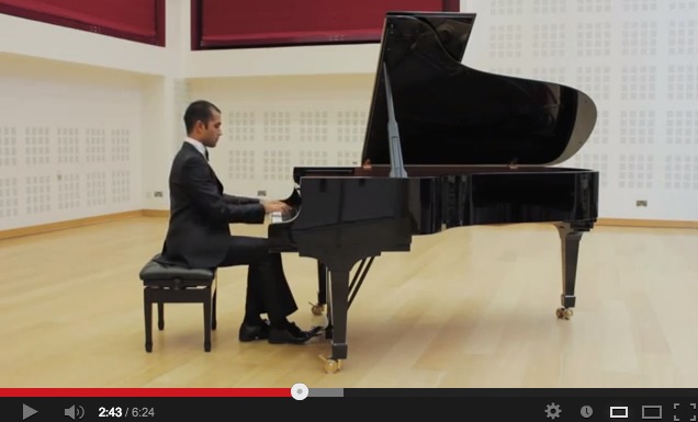 Click here to watch Emmanuel performing 'James Bond Concert Etude'.