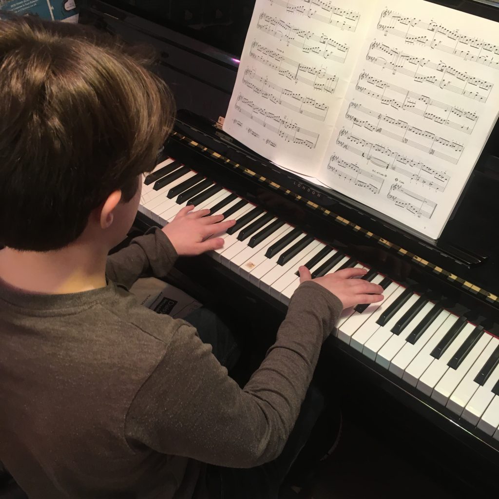 Rowan at the Piano
