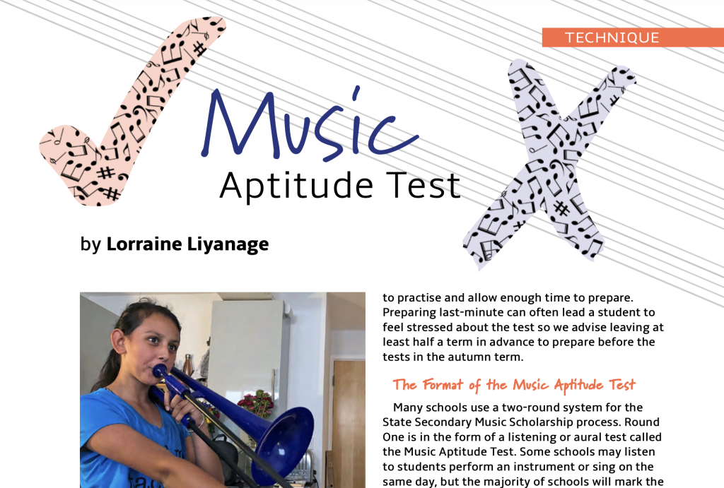 Music Aptitude Test training