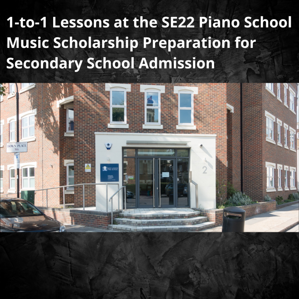 Music Aptitude Test Scholarship Lessons ~ 20% discount for SE22 Piano School students.